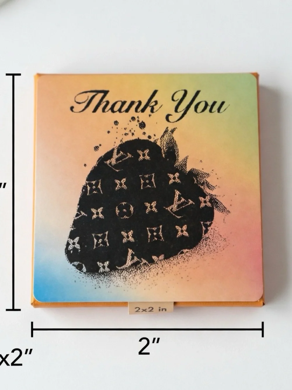 Thank You Strawberry Stickers 100ct. - Picture 4 of 4